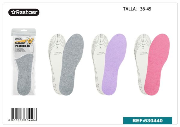 Plantillas de toalla de EVA de alta elasticidad - Mercería y calzado