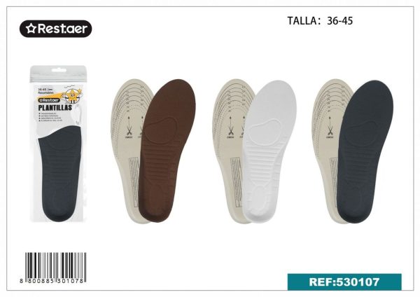 Plantillas para zapatillas - Accesorios de mercería