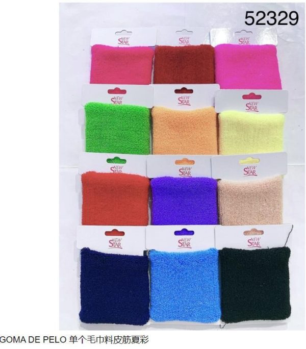 Goma ancha color 12 unidades - Accesorios prácticos