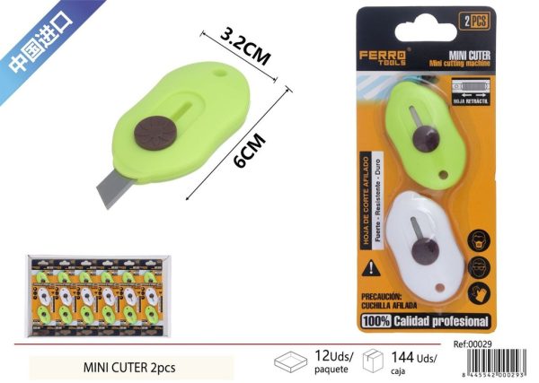 Mini cortador 2 pcs - Artículos de manualidades