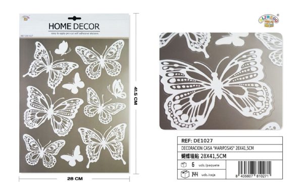 Decoración Casa "Mariposas" 28x41.5cm - Decoración para el hogar