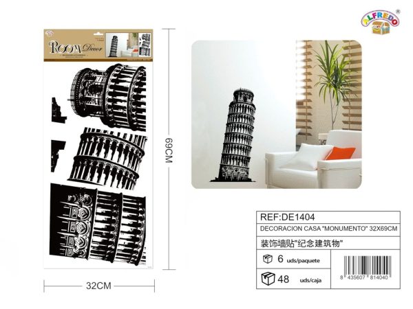 Decoración casa "Monumento" 32X69CM - Decoración de paredes - Imagen 2
