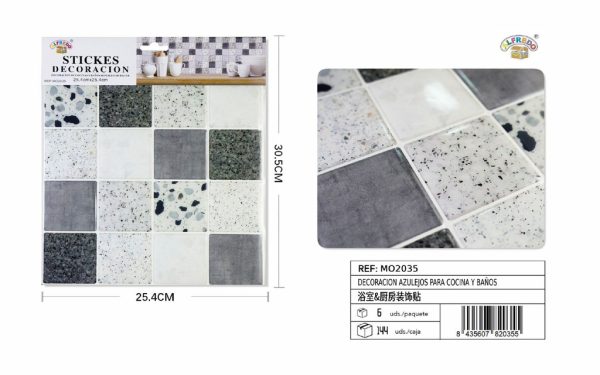Decoración de azulejos para cocina y baños 25.4x30.5cm - Azulejos decorativos - Imagen 2