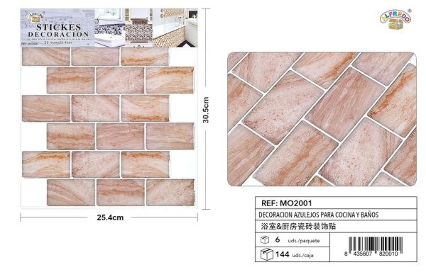 Decoración de azulejos para cocina y baños 25.4x30.5cm - Azulejos decorativos - Imagen 4