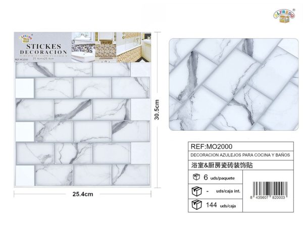 Decoración de azulejos para cocina y baños 25.4x30.5cm - Azulejos decorativos - Imagen 9