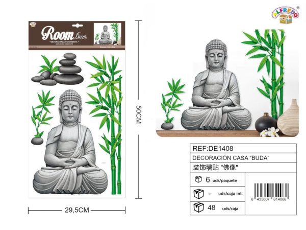 Decoración de casa "Buda" 29.5*50 cm - Vinilos decorativos