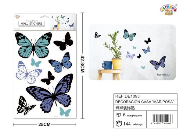 Decoración de casa "Mariposa" 25x42.5 cm - Decoración de pared