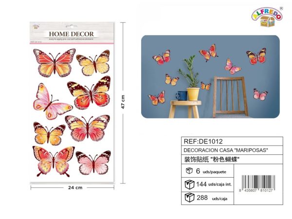 Decoración de casa "Mariposas" 24X47,5CM - Accesorios decorativos - Imagen 3