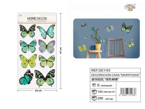Decoración de casa "Mariposas" 24X47,5CM - Accesorios decorativos - Imagen 4