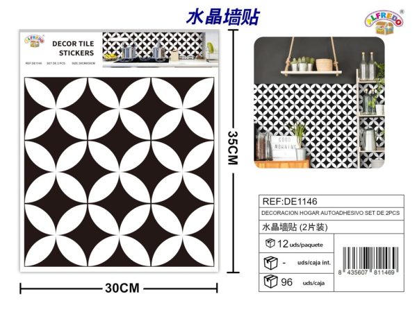 Decoración de hogar autoadhesiva set de 2 piezas 30x30 cm - Decoraciones - Imagen 2
