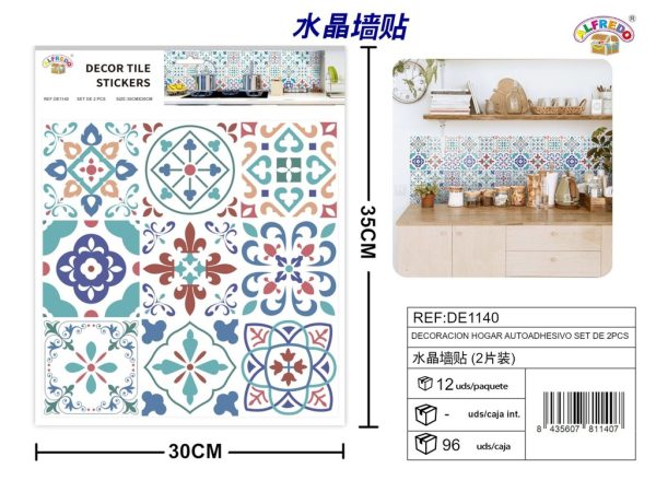 Decoración de hogar autoadhesiva set de 2 piezas 30x30 cm - Decoraciones - Imagen 4