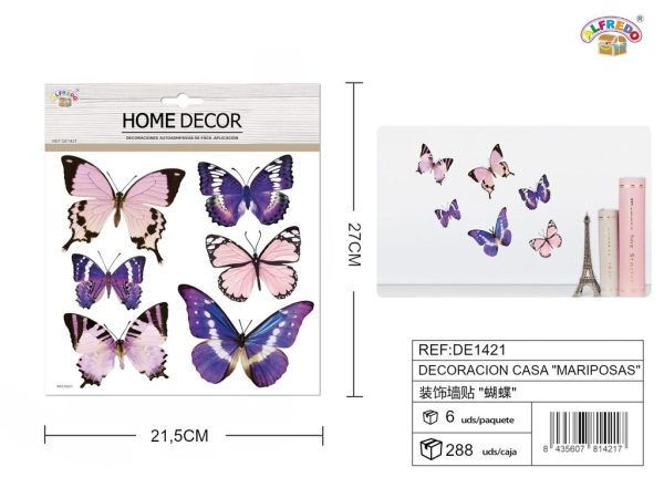 Decoración de mariposas 21.5x27cm - Decoraciones - Imagen 2