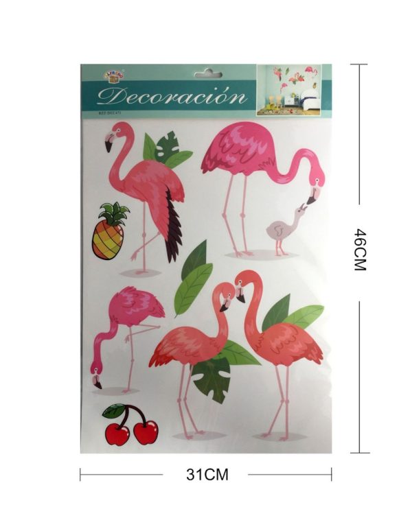 Decorativo de pared vinilo "Flamenco" 31x46cm - Decoración de pared