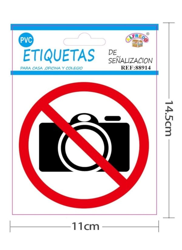 Etiquetas de señalización 11.4x11.4 cm - Material de oficina