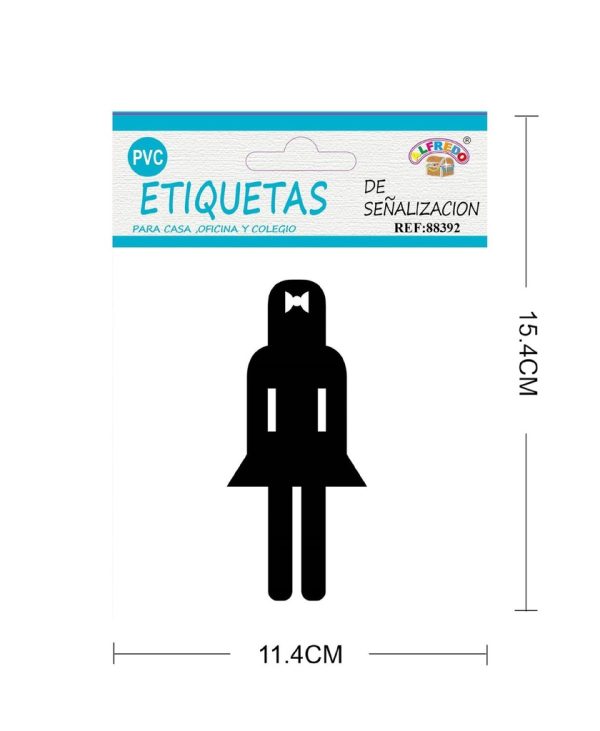 Etiquetas de señalización 11.4x15.4 cm - Etiquetas de PVC
