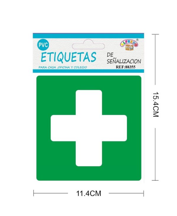 Etiquetas de señalización 11.4x15.4 cm - Etiquetas de PVC - Imagen 4