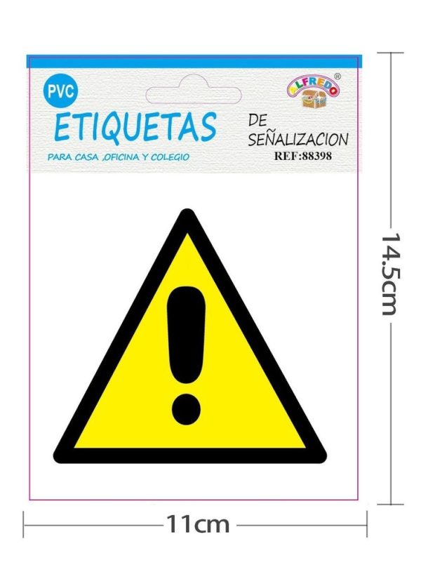 Etiquetas de señalización 11X14.5 cm - Etiquetas de PVC - Imagen 3