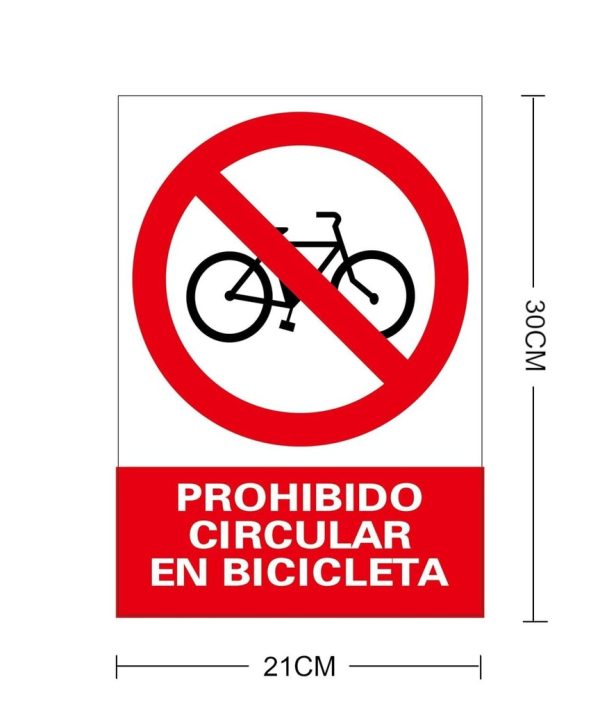 Etiquetas de señalización 21x30cm para advertencias