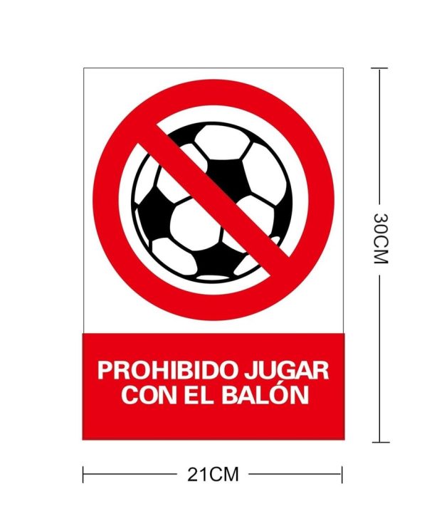 Etiquetas de señalización 21x30cm para advertencias y avisos