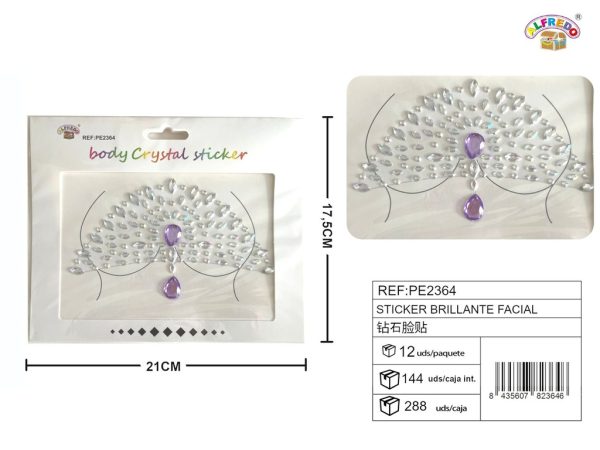 Sticker brillante cuerpo 21 x 17.5 cm - Artículos de manualidades - Imagen 3