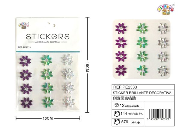 Sticker brillante decorativa 10 x 15 cm - Etiqueta decorativa - Imagen 3