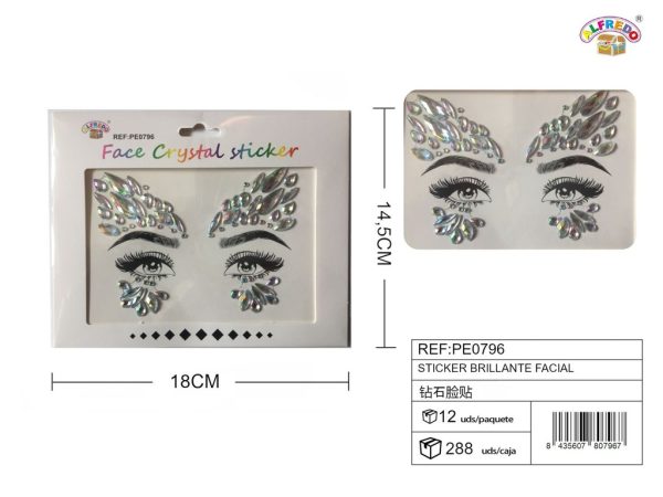 Sticker brillante facial 14.5x18 cm - Accesorios de belleza - Imagen 6