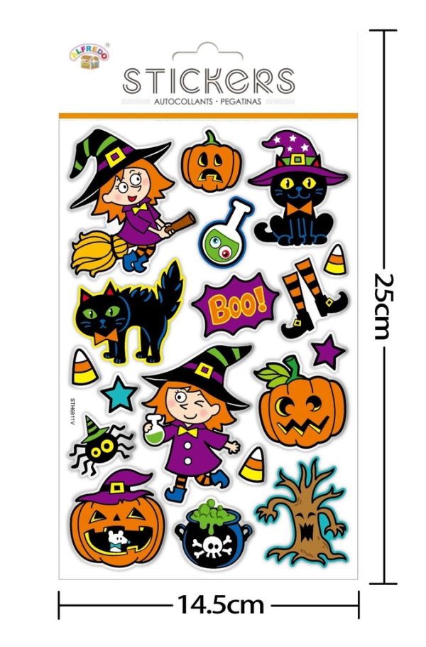 Sticker decorativo de Halloween 14.5x25cm para decoración festiva