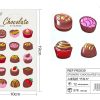 Stickers "chocolates" 10x19 cm - Pegatinas surtidas infantiles