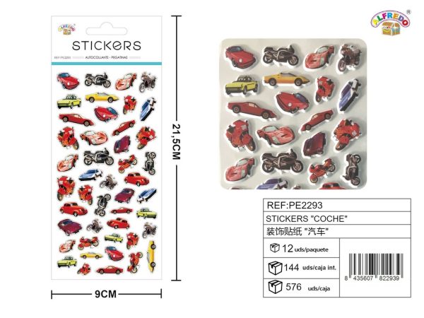Stickers de Coche 9x21.5 cm - Adhesivos infantiles