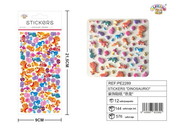 Stickers de Dinosaurio 9x21.5 cm - Adhesivos infantiles - Imagen 3