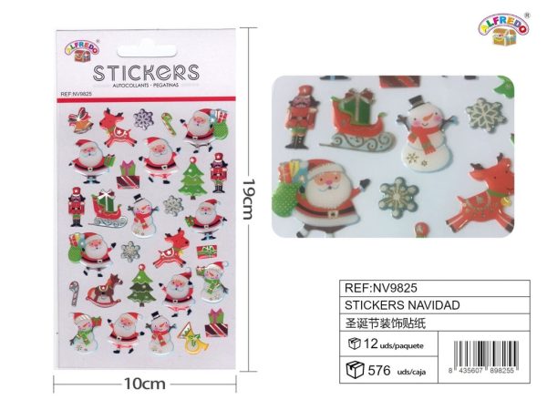 Stickers de Navidad 10x19 cm - Adhesivos navideños - Imagen 6