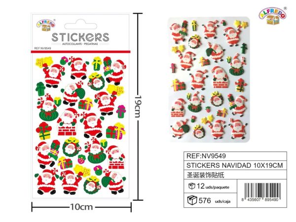 Stickers de Navidad 10x19cm