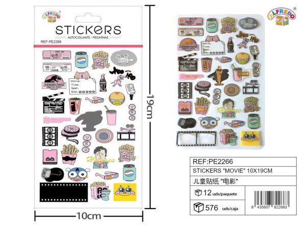 Stickers de Películas 10x19 cm - Adhesivos infantiles