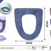 Funda para asiento de inodoro con velcro - Accesorios de baño