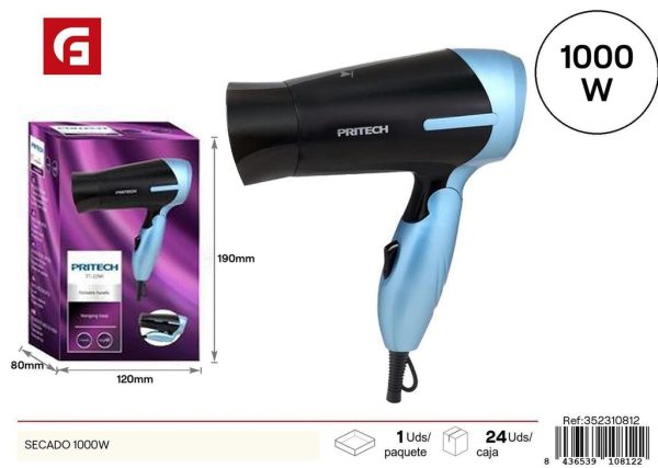 Secador de pelo 1000W - Electrónica personal