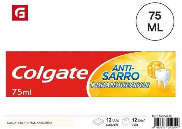 Pasta de dientes Colgate Dentr 75ml antisarro - Productos de higiene bucal