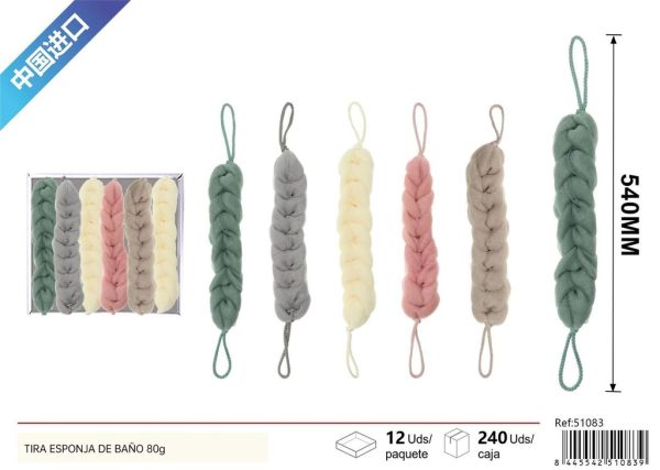 Tira esponja de baño 80 g - Productos de cuidado personal