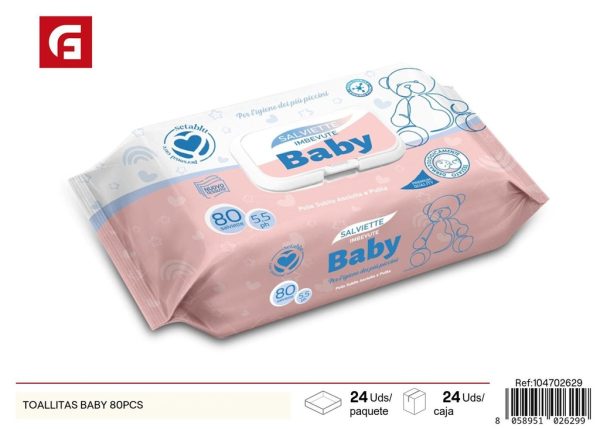Toallitas baby 80PCS - Productos de cuidado personal