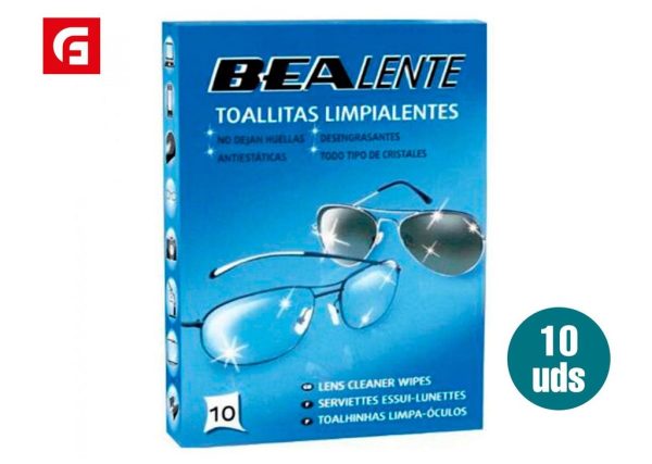 Toallitas limpiagafas 10 uds - Productos de cuidado personal