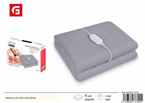 Manta eléctrica 150x80 cm - Calefacción para cama y bienestar