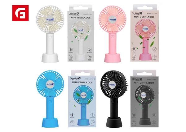 Ventilador mini con base recargable - Climatización
