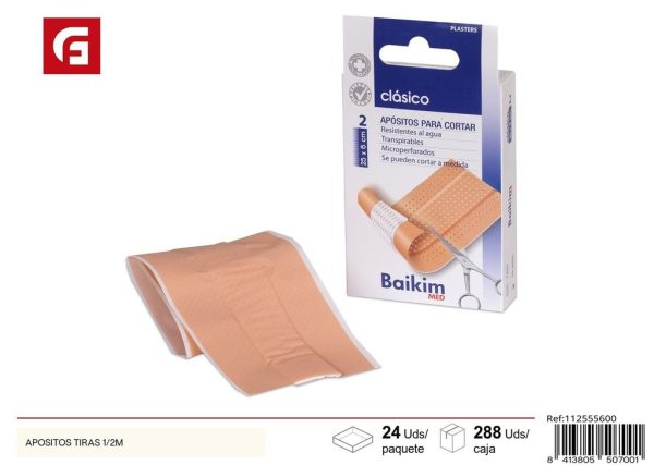 Apósitos tiras 1/2m - Productos de cuidado personal