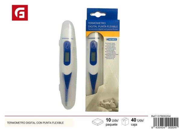 Termómetro digital con punta flexible - Productos de cuidado personal