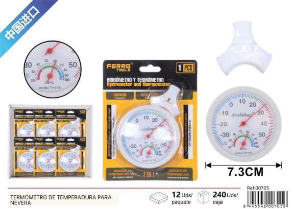 Termómetro de temperatura y humedad - Herramientas de ferretería