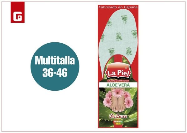 Plantilla Aloe Vera Multitalla - Plantillas cómodas y saludables