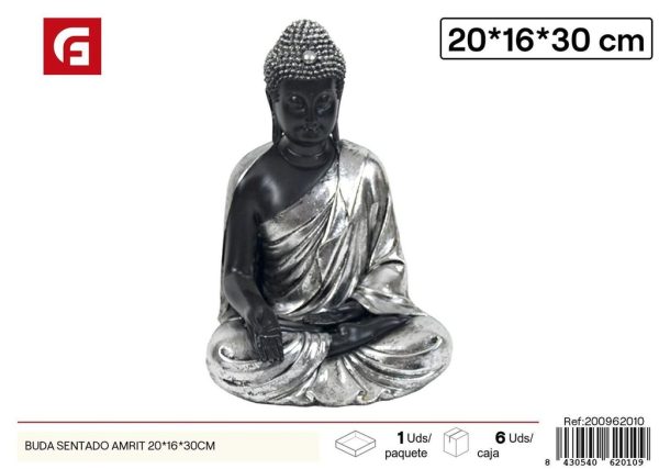 Buda sentado Amrit 20*16*30 cm - Figuras decorativas