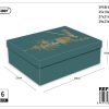 Caja de cartón plegable set de 3 con estampado dorado - Artículos de regalo - Imagen 4