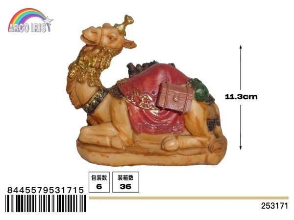 Figura de camello de Navidad - Adornos navideños y decoraciones festivas