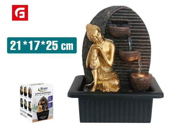 Fuente decorativa de Buda - Decoración de jardín - Imagen 2