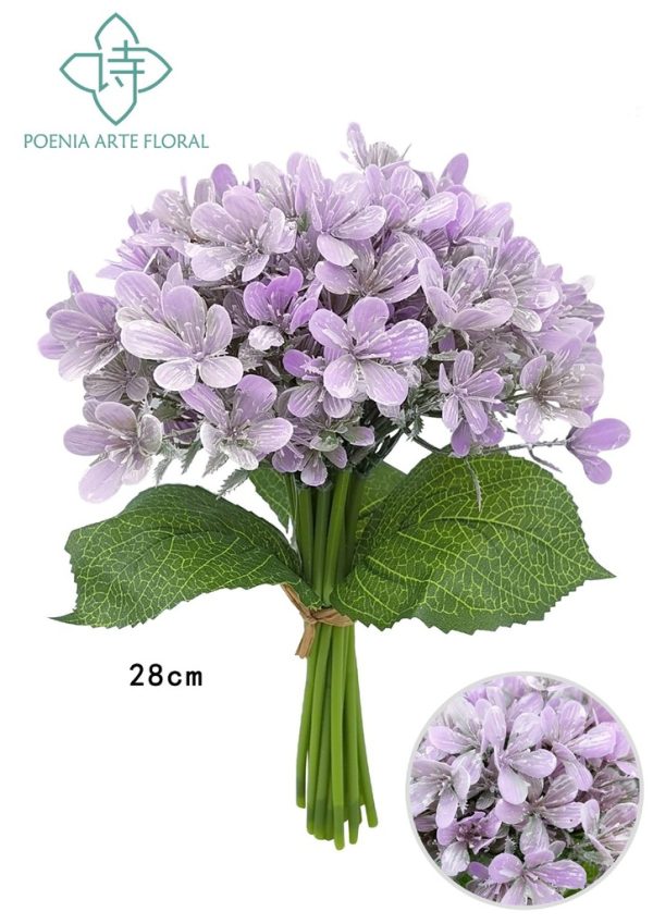 Grupo de pequeñas flores silvestres - Bouquet decorativo - Imagen 2